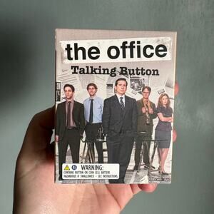 THE OFFICE Talking Button NEW IN BOX Funny TV Sitcom Jello Stapler Michael Scott